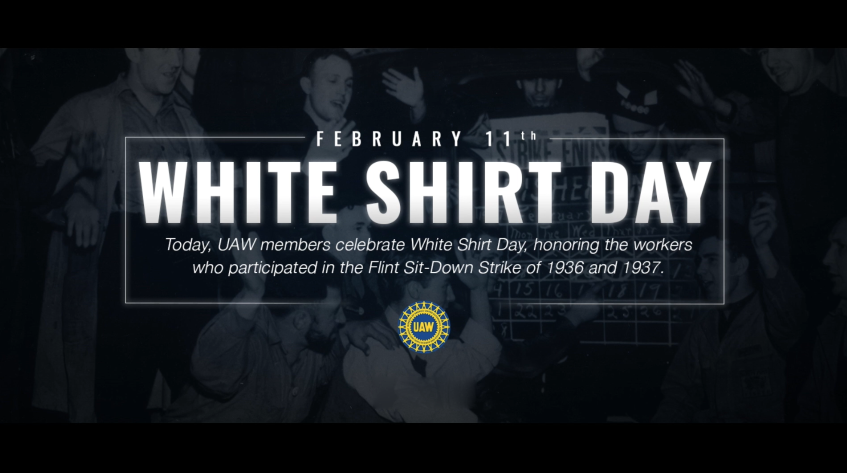 Join Us Live As We Celebrate White Shirt Day UAW Local 475